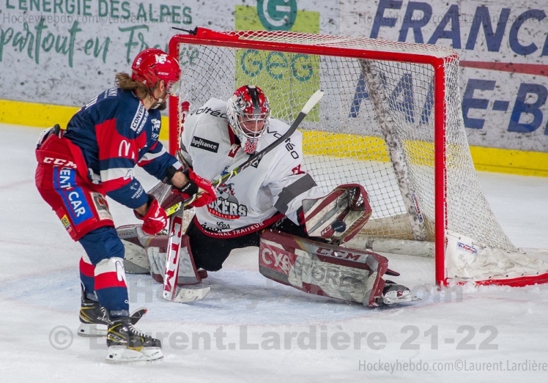 Photo hockey Ligue Magnus - Ligue Magnus - Quart de finale match 2 : Grenoble  vs Bordeaux - Grenoble garde le contrle 