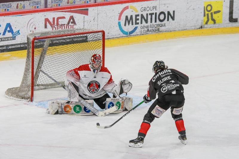 Photo hockey Ligue Magnus - Ligue Magnus - Quart de finale match 5 : Amiens  vs Mulhouse - P off 1/4 - Amiens remporte le match 5