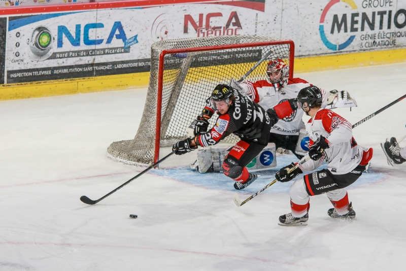 Photo hockey Ligue Magnus - Ligue Magnus - Quart de finale match 5 : Amiens  vs Mulhouse - P off 1/4 - Amiens remporte le match 5
