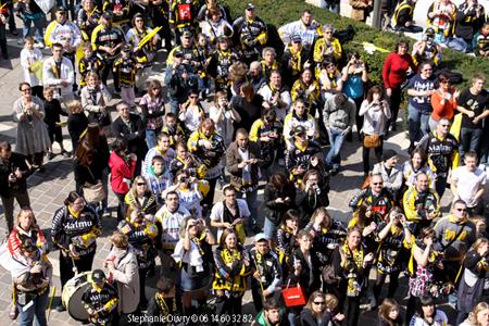 Photo hockey Ligue Magnus - Ligue Magnus : Rouen (Les Dragons) - Les Rouennais ftent leurs hros