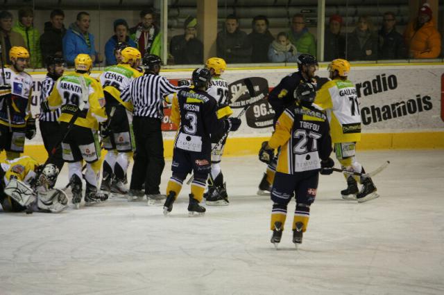 Photo hockey Ligue Magnus - Ligue Magnus, 14me journe : Chamonix  vs Strasbourg  - Les Chamois dtournent lEtoile Noire
