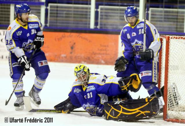 Photo hockey Ligue Magnus - Ligue Magnus, 18me journe : Villard-de-Lans vs Angers  - Angers au dessus des Ours