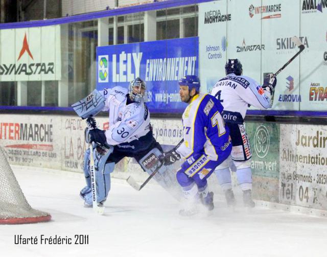 Photo hockey Ligue Magnus - Ligue Magnus, 18me journe : Villard-de-Lans vs Angers  - Angers au dessus des Ours