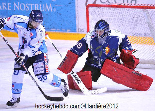 Photo hockey Ligue Magnus - Ligue Magnus, 24�me journ�e : Grenoble  vs Angers  - Les Grenoblois  sans grand d�Angers 
