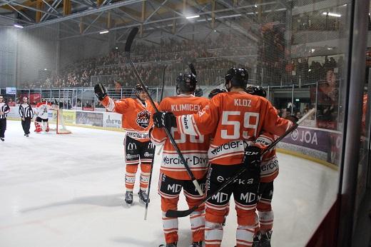Photo hockey Ligue Magnus - Ligue Magnus, demi-finale, match 5 : Epinal  vs Angers  - Premire balle de match pour Epinal