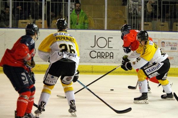 Photo hockey Ligue Magnus - Ligue Magnus, finale, match 1 : Angers  vs Rouen - Rouen prend les commandes