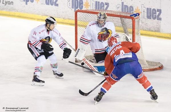 Photo hockey Ligue Magnus - Ligue Magnus, poule de maintien, 10me journe : Lyon vs Morzine-Avoriaz - Lyon choue aux portes des barrages