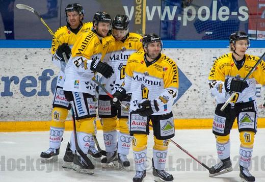 Photo hockey Ligue Magnus - Ligue Magnus, quarts de finale, match 2 : Grenoble  vs Rouen - Joli suspense mais pas joli match !