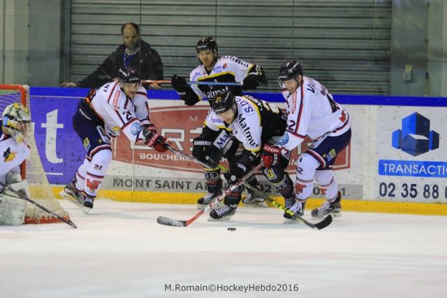 Photo hockey Ligue Magnus - Ligue Magnus, quarts de finale, match 3 : Rouen vs Grenoble  - Un pas de plus