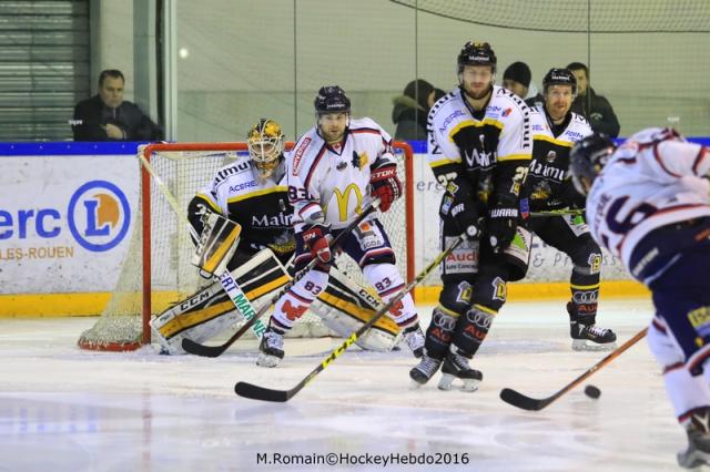 Photo hockey Ligue Magnus - Ligue Magnus, quarts de finale, match 4 : Rouen vs Grenoble  - Pas cette fois