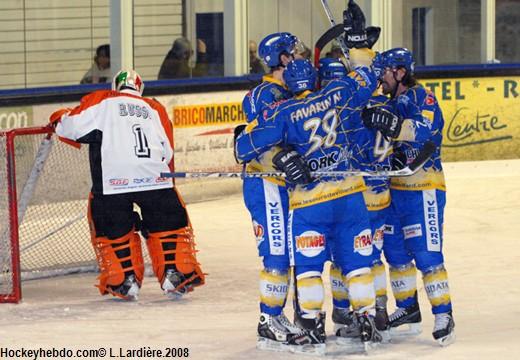 Photo hockey Ligue Magnus - LM - 21me journe : Villard-de-Lans vs Tours  - Villard met une fesse aux tourangeaux ! 
