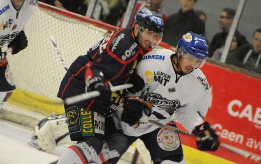 Photo hockey Ligue Magnus - LM play down, match 3 : Caen  vs Brest  - Play Down : Les Drakkars prennent les devants