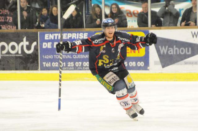 Photo hockey Ligue Magnus - LM play down, match 3 : Caen  vs Brest  - Play Down : Les Drakkars prennent les devants