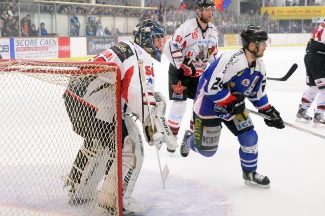 Photo hockey Ligue Magnus - LM Playdown, match 3 : Caen  vs Mulhouse - Les Drakkars en Magnus