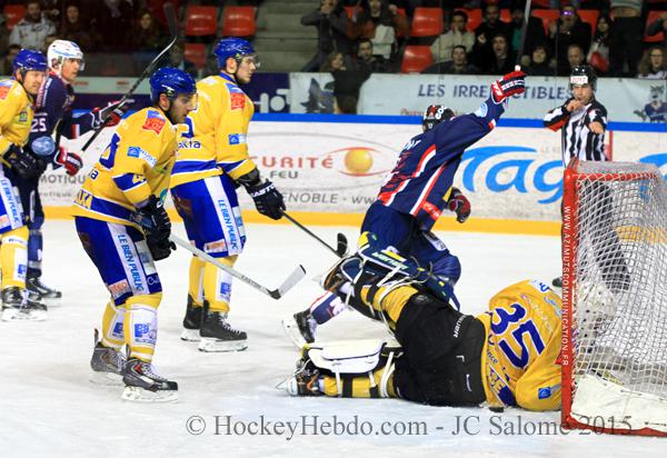 Photo hockey Ligue Magnus - LM playoff, 1/4 de finale, match 1 : Grenoble  vs Dijon  - Grenoble se fait peur !