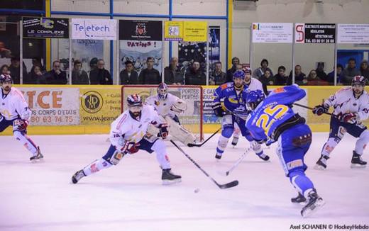 Photo hockey Ligue Magnus - LM playoff, 1/4 de finale, match 4 : Dijon  vs Grenoble  - La chasse aux Loups