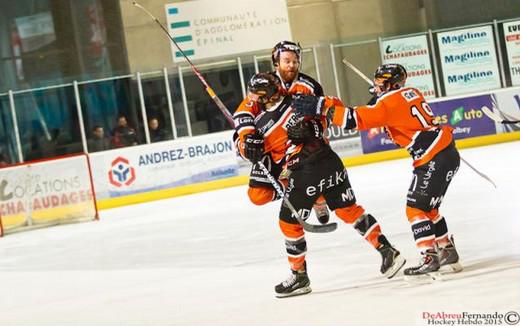 Photo hockey Ligue Magnus - LM playoff, 1/4 de finale, match 4 : Epinal  vs Rouen - Historique !