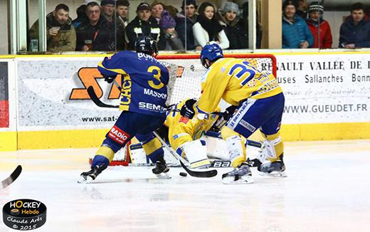Photo hockey Ligue Magnus - LM playoff, 1er tour, match 2 : Chamonix  vs Dijon  - Bis repetita au deuxime acte