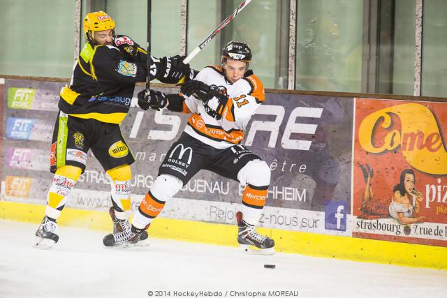 Photo hockey Ligue Magnus - LM playoff, 1er tour, match 3 : Strasbourg  vs Epinal  - Les Gamyo reprennent lavantage