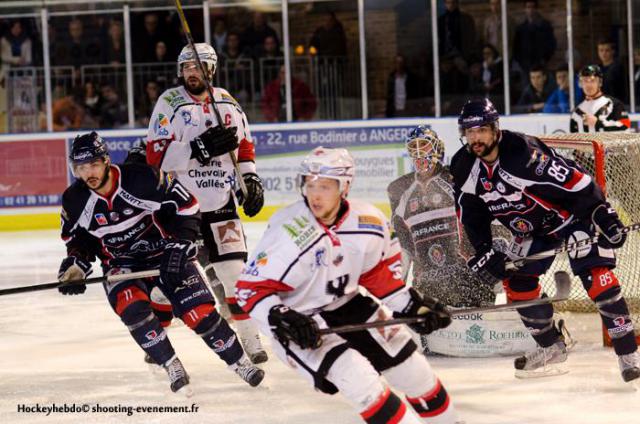 Photo hockey Ligue Magnus - LM playoff  finale, match 4 : Angers  vs Brianon  - Un match de grande qualit