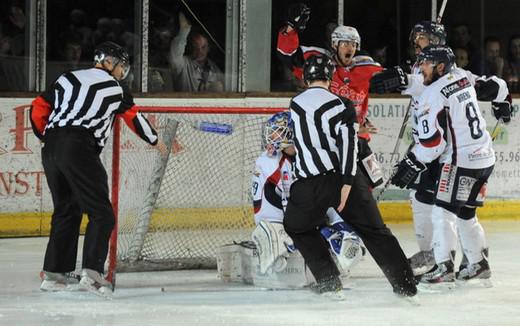Photo hockey Ligue Magnus - LM playoff  finale, match 5 : Brianon  vs Angers  - Brianon repasse devant