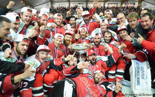 Photo hockey Ligue Magnus - LM playoff  finale, match 7 : Brianon  vs Angers  - Brianon au septime ciel