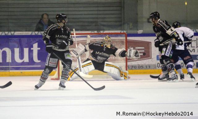 Photo hockey Ligue Magnus - LM playoff 1/4 de finale, match 1 : Rouen vs Chamonix  - Les Dragons sans piti.
