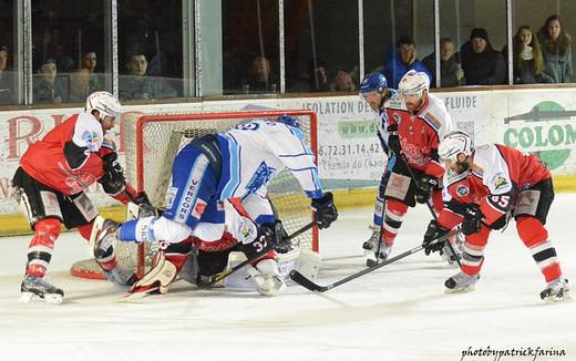 Photo hockey Ligue Magnus - LM playoff 1/4 de finale, match 2 : Brianon  vs Villard-de-Lans - Les Diables Rouges doublent la mise