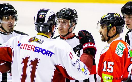 Photo hockey Ligue Magnus - LM playoff 1er tour, match 2 : Amiens  vs Morzine-Avoriaz - Les Pingouins galisent au forceps