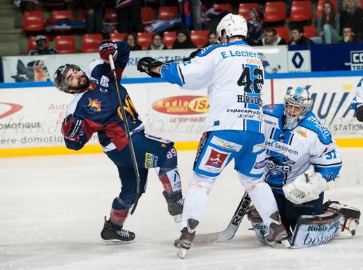 Photo hockey Ligue Magnus - LM playoff 1er tour, match 5 : Grenoble  vs Gap  - Grenoble : chec et Gap !