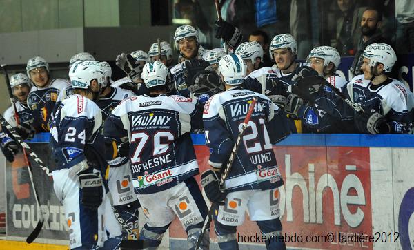 Photo hockey Ligue Magnus - LM Playoffs :  finale , match 4 : Grenoble  vs Rouen - Grenoble persiste et signe !