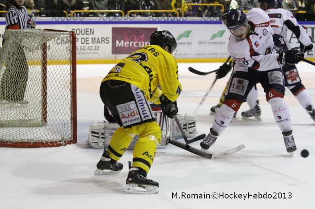 Photo hockey Ligue Magnus - LM Playoffs :  finale , match 4 : Rouen vs Angers  - Peur  domicile