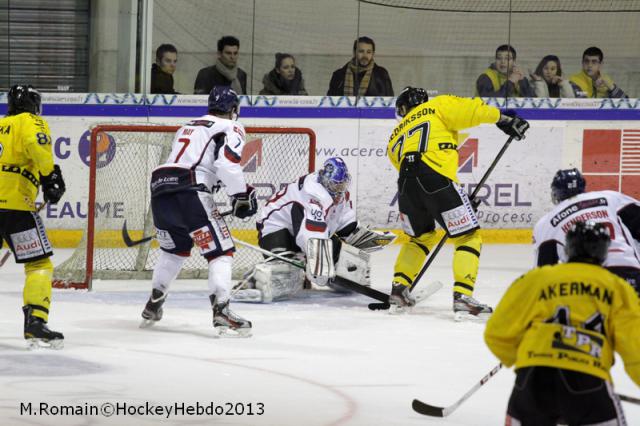Photo hockey Ligue Magnus - LM Playoffs :  finale , match 4 : Rouen vs Angers  - Peur  domicile