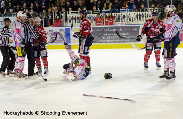 Photo hockey Ligue Magnus - LM Playoffs : 1/2, match 1 : Angers  vs Epinal  - Epinal prend lavantage