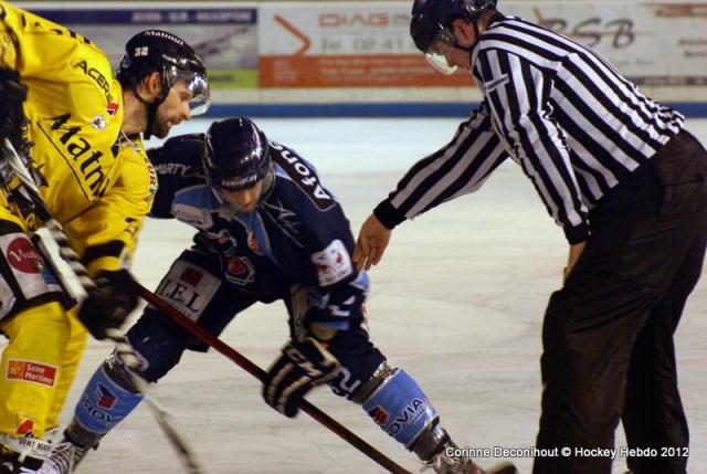 Photo hockey Ligue Magnus - LM Playoffs : 1/2 finale , match 3 : Angers  vs Rouen - La suprmatie rouennaise