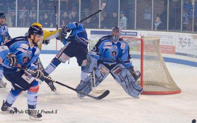 Photo hockey Ligue Magnus - LM playoffs : 1/2 finale, match 1 : Angers  vs Strasbourg  - Reportage photos