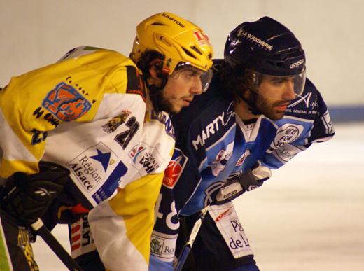 Photo hockey Ligue Magnus - LM playoffs : 1/2 finale, match 2 : Angers  vs Strasbourg  - Les Ducs retrouvent le sourire 
