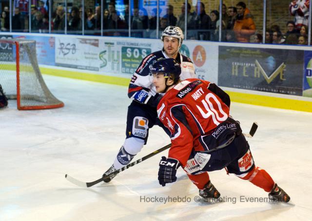 Photo hockey Ligue Magnus - LM Playoffs : 1/4, match 1 : Angers  vs Grenoble  - Les Ducs blanchissent les BDL