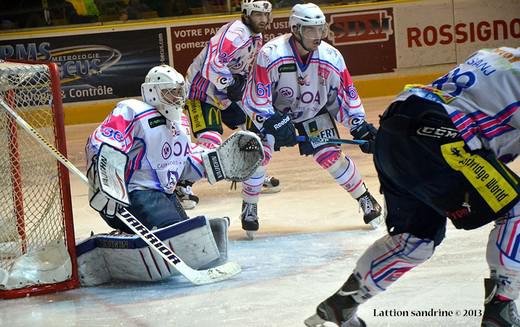 Photo hockey Ligue Magnus - LM Playoffs : 1/4, match 1 : Chamonix  vs Epinal  - Une manche partout rendez-vous dans les Vosges