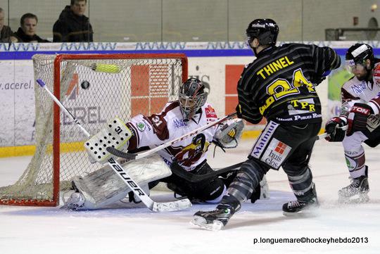 Photo hockey Ligue Magnus - LM Playoffs : 1/4, match 1 : Rouen vs Morzine-Avoriaz - Les Dragons au rendez-vous