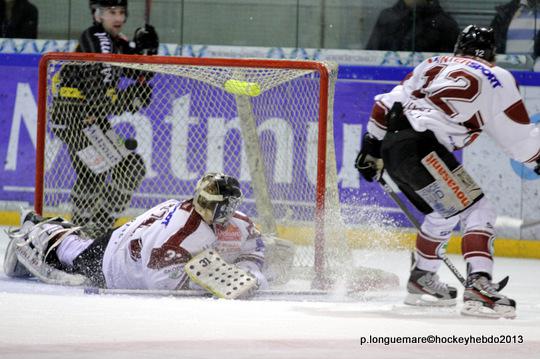 Photo hockey Ligue Magnus - LM Playoffs : 1/4, match 1 : Rouen vs Morzine-Avoriaz - Les Dragons au rendez-vous
