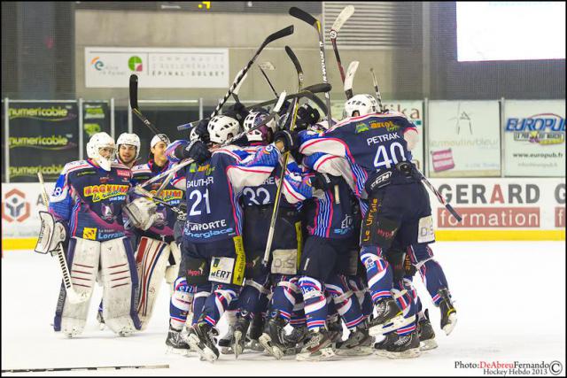 Photo hockey Ligue Magnus - LM Playoffs : 1/4, match 4 : Epinal  vs Chamonix  - Reportage photos