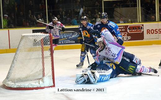 Photo hockey Ligue Magnus - LM Playoffs : 1/4, match 5 : Chamonix  vs Epinal  - Chamonix battu  lexprience