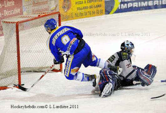 Photo hockey Ligue Magnus - LM playoffs : 1er tour, match 1 : Villard-de-Lans vs Grenoble  - Les Ours avaient une faim de loup !