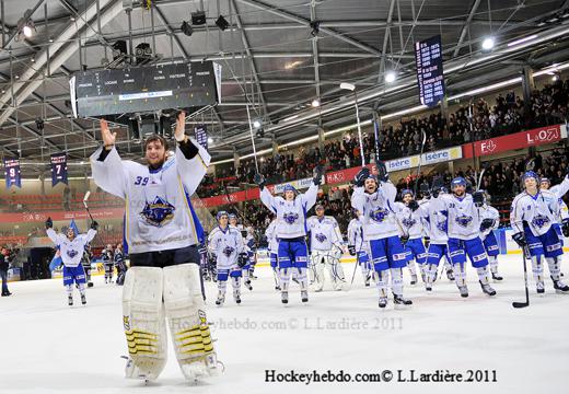 Photo hockey Ligue Magnus - LM playoffs : 1er tour, match 2 : Grenoble  vs Villard-de-Lans - Villard par KO