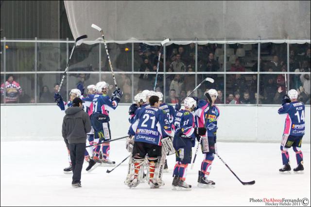 Photo hockey Ligue Magnus - LM playoffs : 1er tour, match 3 : Epinal  vs Strasbourg  - La page est tourne...