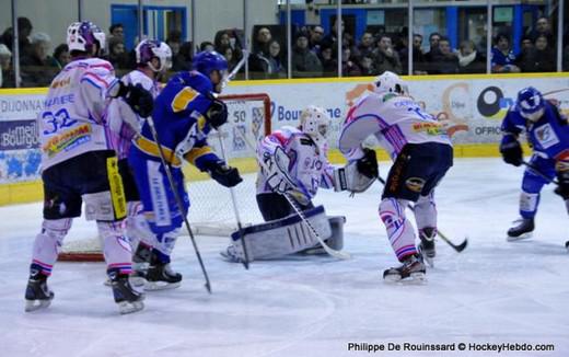 Photo hockey Ligue Magnus - LM Playoffs : 1er tour, match 5 : Dijon  vs Epinal  - Epinal en quart, Dijon en plein cauchemar