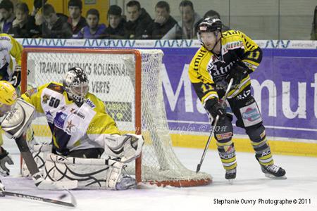 Photo hockey Ligue Magnus - LM playoffs : finale, match 2 : Rouen vs Strasbourg  - Ca passe pour les Dragons !