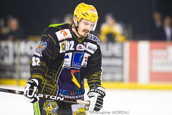 Photo hockey Ligue Magnus - LM playoffs : finale, match 3 : Strasbourg  vs Rouen - Une victoire en jaune et noir