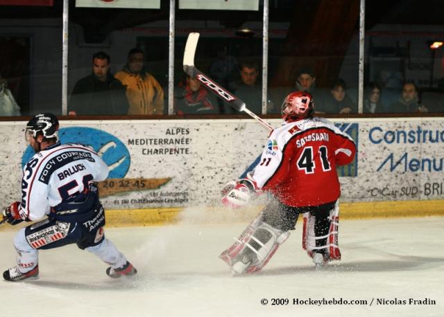 Photo hockey Ligue Magnus - Play-off : 1/2 finale, match 1 : Brianon  vs Angers  - Brianon assure